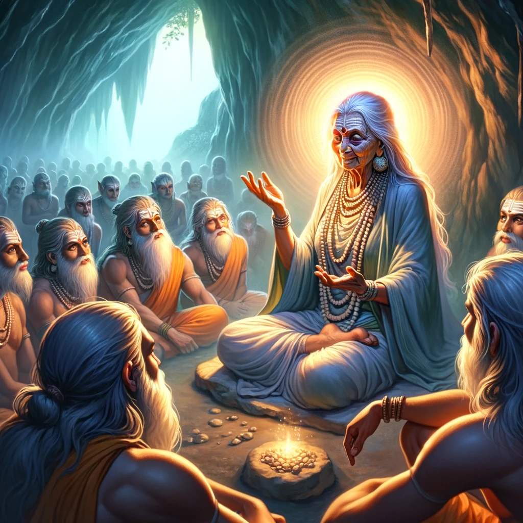 Svayamprabha Relates the History of the Cave